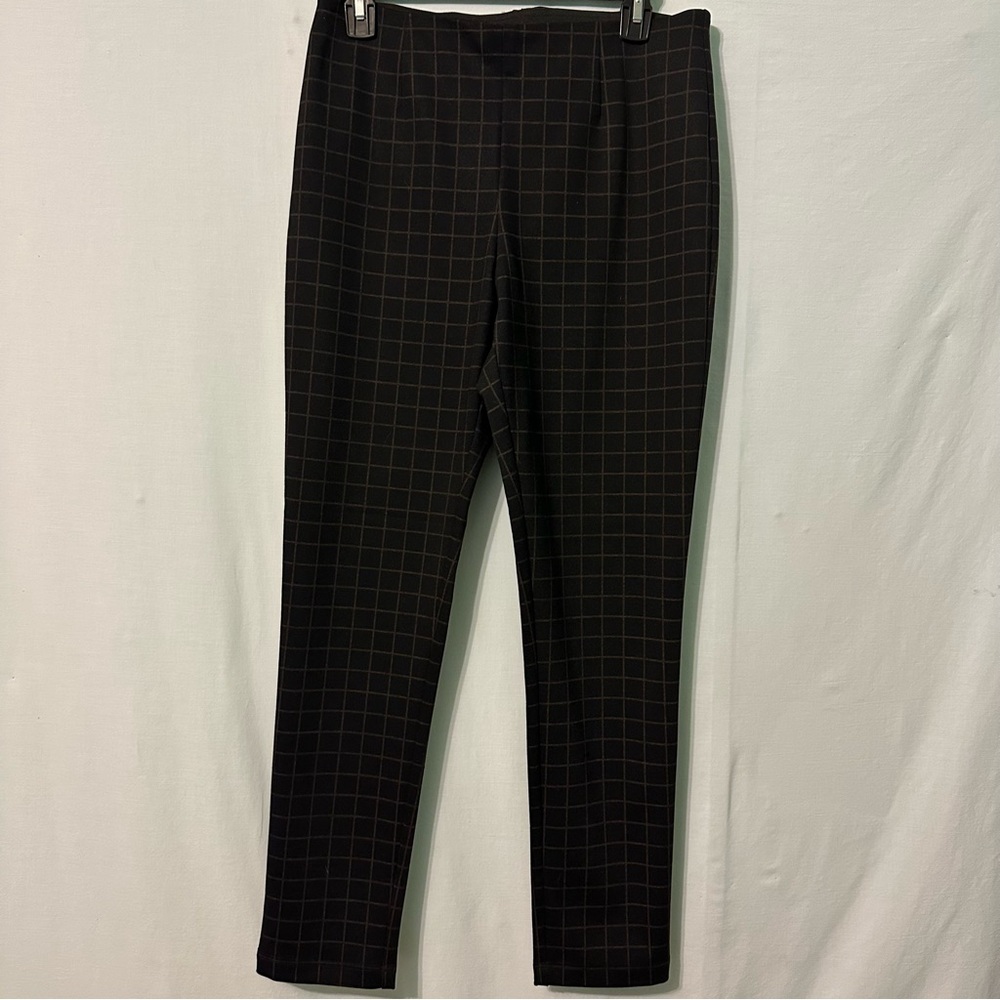 Calvin Klein Brown Dress Pants Women’s Size 10 Pullon Stretch Ankle